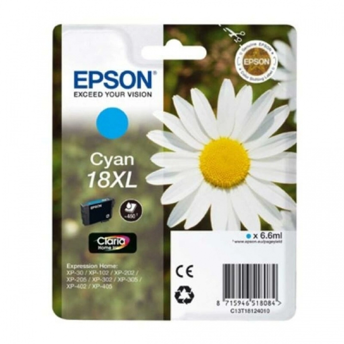 Cartucho de Tinta Original Epson 18XL Cian