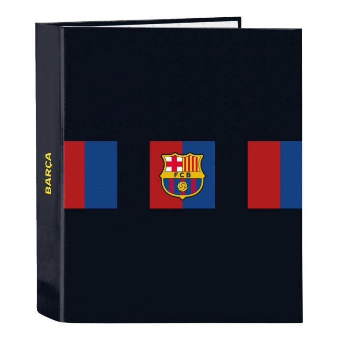 Carpeta de anillas F.C. Barcelona Granate Azul marino A4 (27 x 33 x 6 cm)