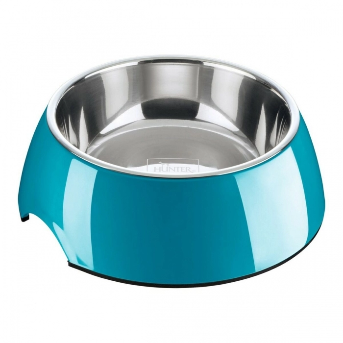 Comedero para Perro Hunter Azul Melamina (22 x 22 x 11,5 cm) Comedero para Perro Hunter Azul Melamina (22 x 22 x 11,5 cm)
