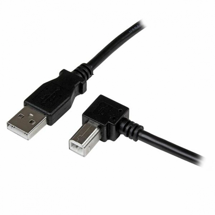 Cable USB A a USB B Startech USBAB2MR             Negro