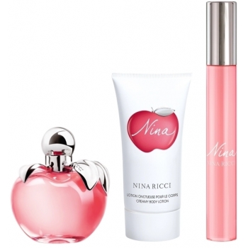 Set Nina 50ml + Roll on 10ml + Body Lotion 75ml