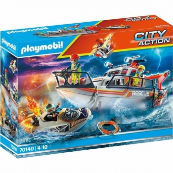 Playset Playmobil City Action Fire Fighting Mission 70140 (95 pcs)