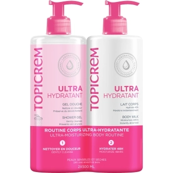 Set ULTRA HYDRATANT Gel de Ducha 500ml + Body Milk 500ml