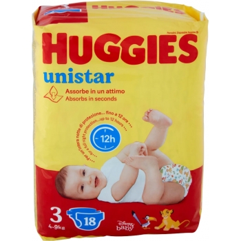 Pañales Unistar Talla 3 4-9kg