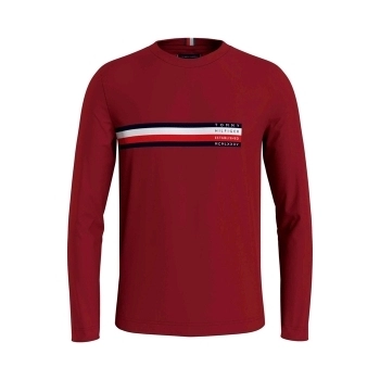 Camiseta Sliced Bar Long Sleeve Granate Camiseta Sliced Bar Long Sleeve Granate
