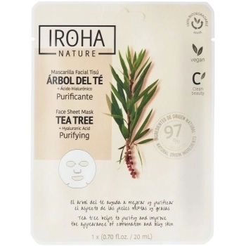 Mascarilla Facial Purificante Árbol del Té y Ácido Hialurónico