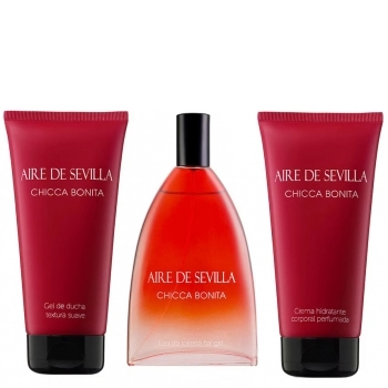 Set Aire de Sevilla Chicca Bonita 150ml + Body Cream 150ml + Gel de Ducha 150ml