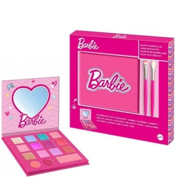 Set Barbie Paleta de Sombras + 2 Brochas