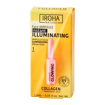 Ampolla Facial Flash ILUMINADORA con Colágeno + Ácido Hialurónico
