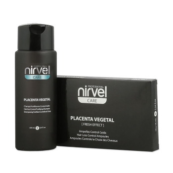 Set Placenta Vegetal para la Caída Ampollas 10x10ml + Champú 250ml