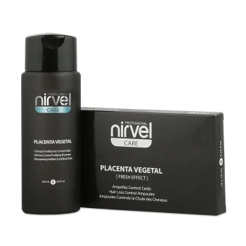 Set Placenta Vegetal para la Caída Ampollas 10x10ml + Champú 250ml