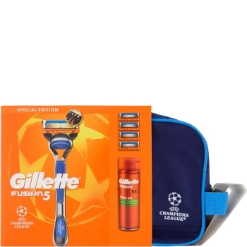 Set Gilette Proglide Maquinilla + 4 Recambios + Shave Gel 200ml + Neceser