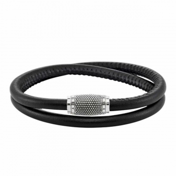Pulsera Unisex Thomas Sabo UB0008-825-11 Negro Plata Plateado Pulsera Unisex Thomas Sabo UB0008-825-11 Negro Plata Plateado