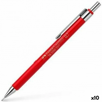 Portaminas Faber-Castell Tk-Fine 2317 Rojo 0,7 mm (10 Unidades)