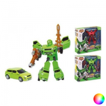 Super Robot Transformable Coche de juguete