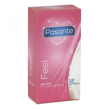 Preservativos Pasante Feel 18 cm (12 uds)