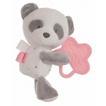 Mordedor para Bebé Rosa Oso Panda (20cm)