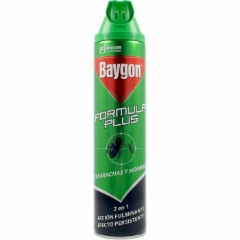 Insecticida Baygon Hormigas Cucarachas (600 ml)