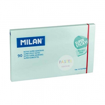 Bloc de Notas Milan Pastel Azul Pastel (76 x 127 mm)