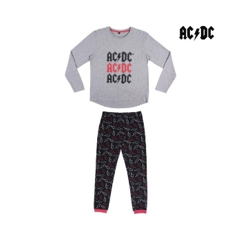 Pijama ACDC Mujer Gris