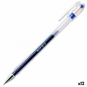 Bolígrafo Roller Pilot G-1 Azul 0,3 mm (12 Unidades)