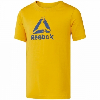 Camiseta de Manga Corta Niño Reebok Elemental Amarillo