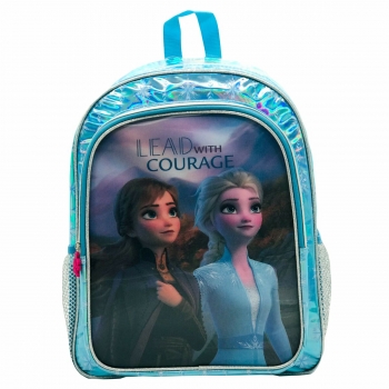 Mochila Escolar Frozen Vision Bag Acabado en brillo 5D Iridiscente (33 x 42 x 14
