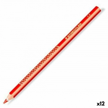 Lápices de colores Staedtler Jumbo Noris Rojo (12 Unidades)