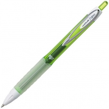 Boligrafo de tinta líquida Uni-Ball Signo Metal Verde 0,4 mm (12 Unidades)