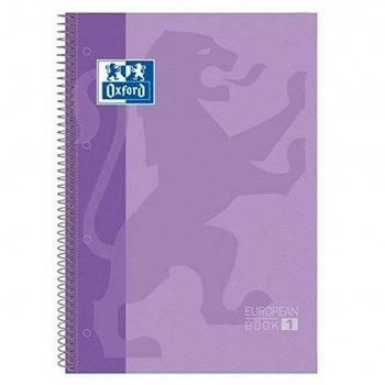 Cuaderno Oxford European Book A4 Malva 5 Unidades