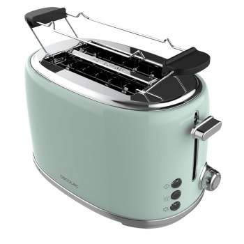 Tostadora Cecotec Toast&Taste 1000 Retro Double 980 W Menta