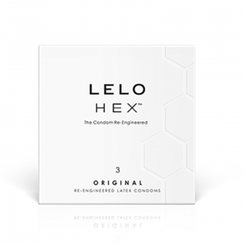 Preservativos HEX Original (Pack de 3) Lelo 2473