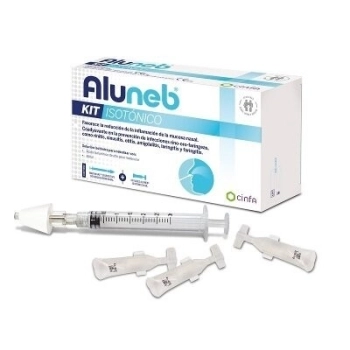 Aluneb isotonico kit 15 viales 4 ml + 1 dispositivo