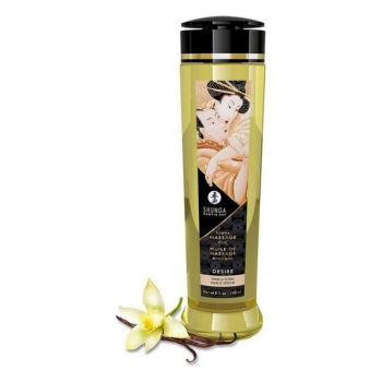 Aceite de Masaje Erótico Shunga Desire Vainilla (240 ml) Aceite de Masaje Erótico Shunga Desire Vainilla (240 ml)