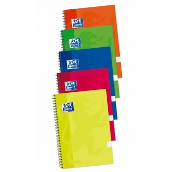 Cuaderno Oxford Write&Erase Multicolor A4 5 Unidades