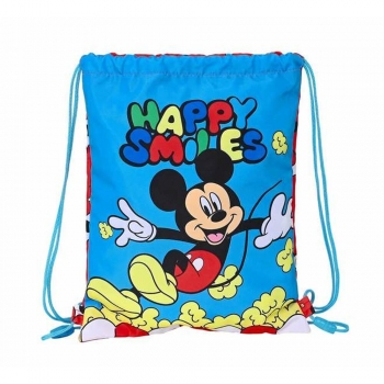 Bolsa Mochila con Cuerdas Mickey Mouse Happy Smiles (26 x 34 x 1 cm)