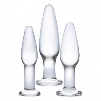 Set Erótico Anal Training Glas (3 pcs)