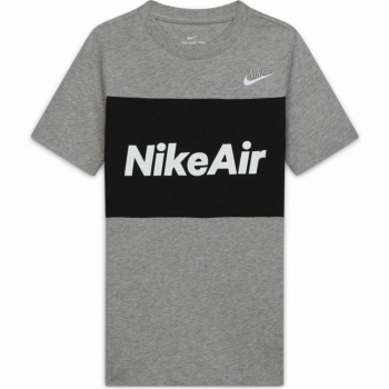 Camiseta de Manga Corta Niño Nike Air Gris