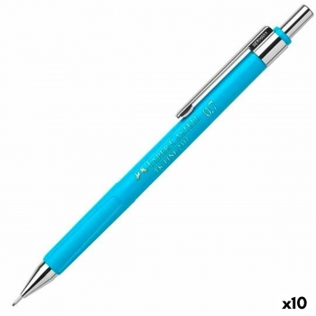 Portaminas Faber-Castell Tk-Fine 2317 Azul claro 0,7 mm (10 Unidades)