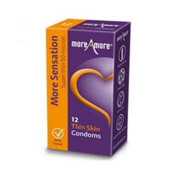 Preservativos Thin Skin (12 pcs) MoreAmore