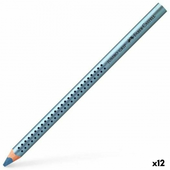 Lápices de colores Faber-Castell Azul Acero (12 Unidades)