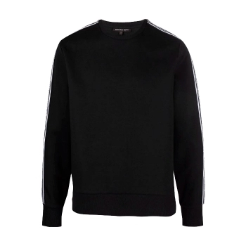 Sudadera con Ribete del Logo Negro Sudadera con Ribete del Logo Negro