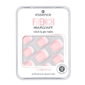 French Manicure Click & Go Nails