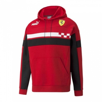 Sudadera con Capucha Puma Race SDS Rojo Sudadera con Capucha Puma Race SDS Rojo