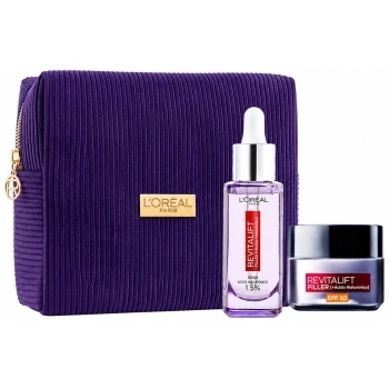 Set Revitalift Filler Hyaluronic Acid Serum 30ml + SPF50 Cream 50ml + Neceser