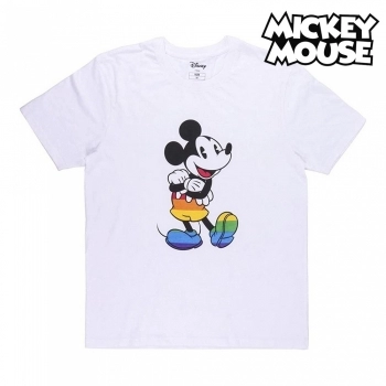 Camiseta de Manga Corta Disney Pride Blanco
