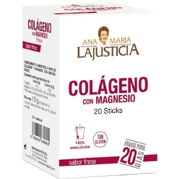 Colágeno con Magnesio Sabor Fresa
