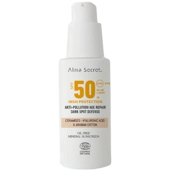 Crema facial con alta protección solar SPF50 Sand