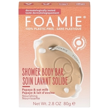 Shower Body Bar Papaya & Oat Milk