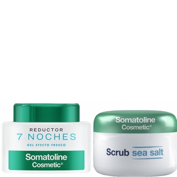 Set Reductor 7 Noches Gel Fresco 400ml + Scrub Sea Salt 350g